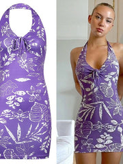 Load image into Gallery viewer, Halter Mini Dress