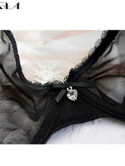 Load image into Gallery viewer, Sheer Bra & Panties Lingerie Set