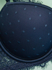 Load image into Gallery viewer, Bandage Sexy Bra And Panties Set Women Lingerie Embroidery Lace Brassiere 3/4 Cup Thick Cotton Underwear Set Push Up Bras White