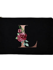 Load image into Gallery viewer, Letter Print Cosmetic Bag