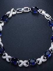 Load image into Gallery viewer, Sterling Silver Gemstone Bracelets