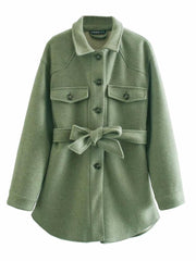 Load image into Gallery viewer, Loose Woolen Coat