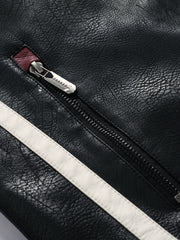 Load image into Gallery viewer, Leather Motorcycle Jacket