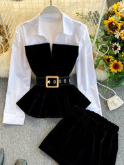 Load image into Gallery viewer, Long Sleeve Top & Shorts