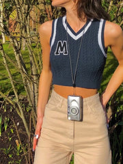 Load image into Gallery viewer, Knitted Sweater Crop Top