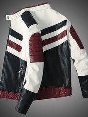 Load image into Gallery viewer, Leather Motorcycle Jacket
