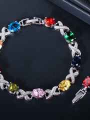 Load image into Gallery viewer, Sterling Silver Gemstone Bracelets