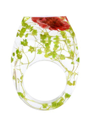 Load image into Gallery viewer, Handmade Dried Flower Resin Ring