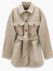 Load image into Gallery viewer, Loose Woolen Coat