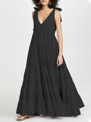 Load image into Gallery viewer, V-Neck Ruffles Sundress