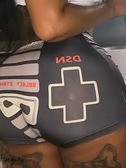 Load image into Gallery viewer, Candy Printed Booty Shorts