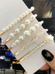 Load image into Gallery viewer, Handmade Pearl Hair Clips