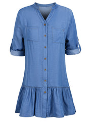 Load image into Gallery viewer, Denim Dress