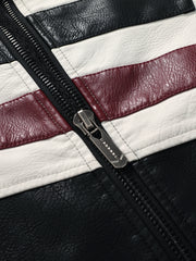 Load image into Gallery viewer, Leather Motorcycle Jacket