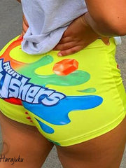 Load image into Gallery viewer, Candy Printed Booty Shorts