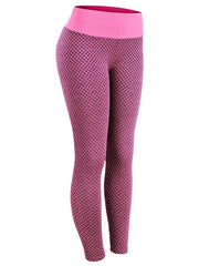 Load image into Gallery viewer, High Waist Booty Enhancing Texture Leggings