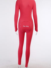 Load image into Gallery viewer, Long Sleeve Bodycon Jumpsuit