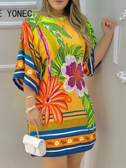 Load image into Gallery viewer, Elegant Tropical Dress