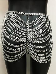 Load image into Gallery viewer, Chain Crop Top & Bottom