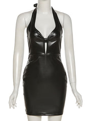 Load image into Gallery viewer, Halter Bodycon Mini Dresses