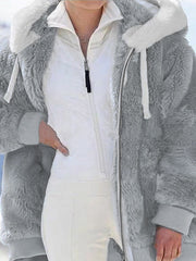 Load image into Gallery viewer, Soft Faux Fur Winter Jacket