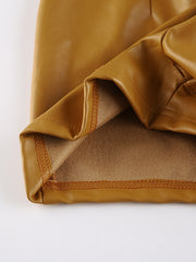 Load image into Gallery viewer, Faux Leather Botton Romper