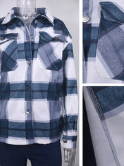 Load image into Gallery viewer, Plaid Long Sleeve Shirt