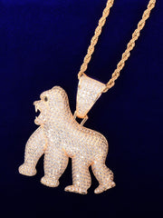 Load image into Gallery viewer, Ape Pendant Necklace