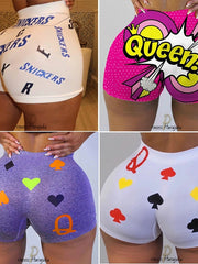 Load image into Gallery viewer, Cute Print Women Shorts