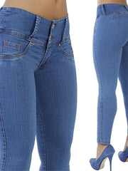 Load image into Gallery viewer, High Waist Denim Jeans