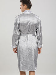 Load image into Gallery viewer, Satin Robe & Shorts Set