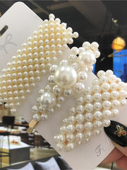 Load image into Gallery viewer, Handmade Pearl Hair Clips