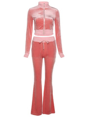 Load image into Gallery viewer, Long Sleeve Top & Flare-Leg Pants