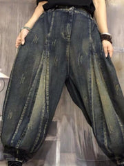 Load image into Gallery viewer, Oversize Denim Pants