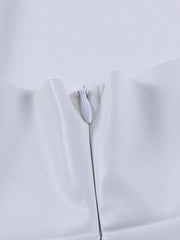 Load image into Gallery viewer, Side Slit Faux Leather Dress