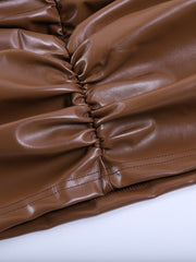 Load image into Gallery viewer, Spaghetti Strap Crop Top And Ruched Skirt