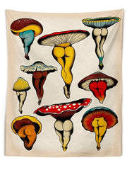 Load image into Gallery viewer, Tapestry Mushrooms Art