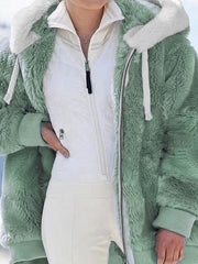 Load image into Gallery viewer, Soft Faux Fur Winter Jacket
