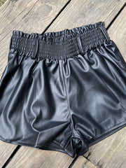 Load image into Gallery viewer, Faux Leather Short