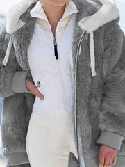 Load image into Gallery viewer, Soft Faux Fur Winter Jacket