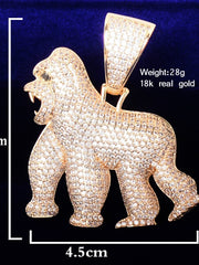 Load image into Gallery viewer, Ape Pendant Necklace