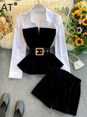 Load image into Gallery viewer, Long Sleeve Top & Shorts