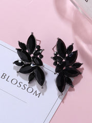 Load image into Gallery viewer, Black & Gold Acrylic Earrings