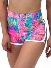 Load image into Gallery viewer, Women's Snakeskin Tie-Dye Shorts