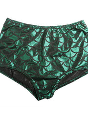 Load image into Gallery viewer, High Waisted Mermaid Shorts