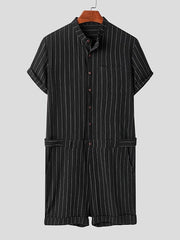 Load image into Gallery viewer, Striped Romper