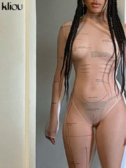 Load image into Gallery viewer, Sheer Bodysuit