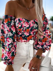 Load image into Gallery viewer, Off-Shoulder Blouse