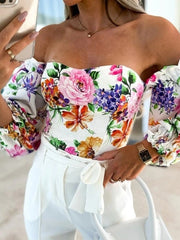 Load image into Gallery viewer, Off-Shoulder Blouse