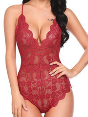 Load image into Gallery viewer, Lace Teddy Bodysuit